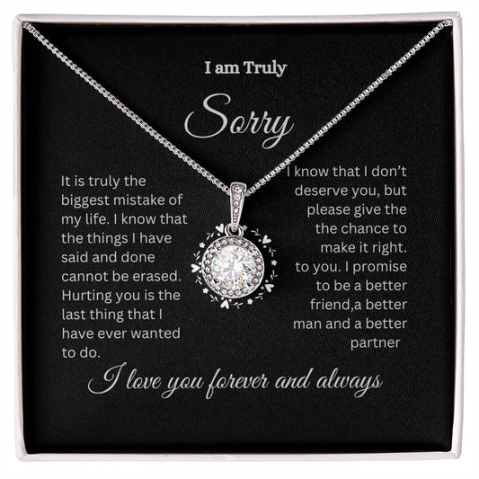 I am truly sorry eternal hope necklace
