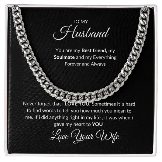 To my husband necklace